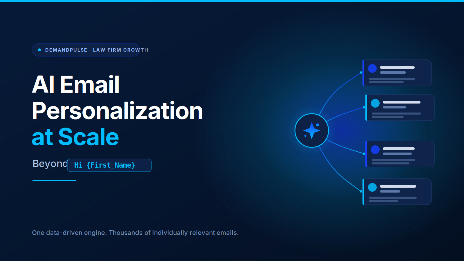 AI email personalization at scale for law firms