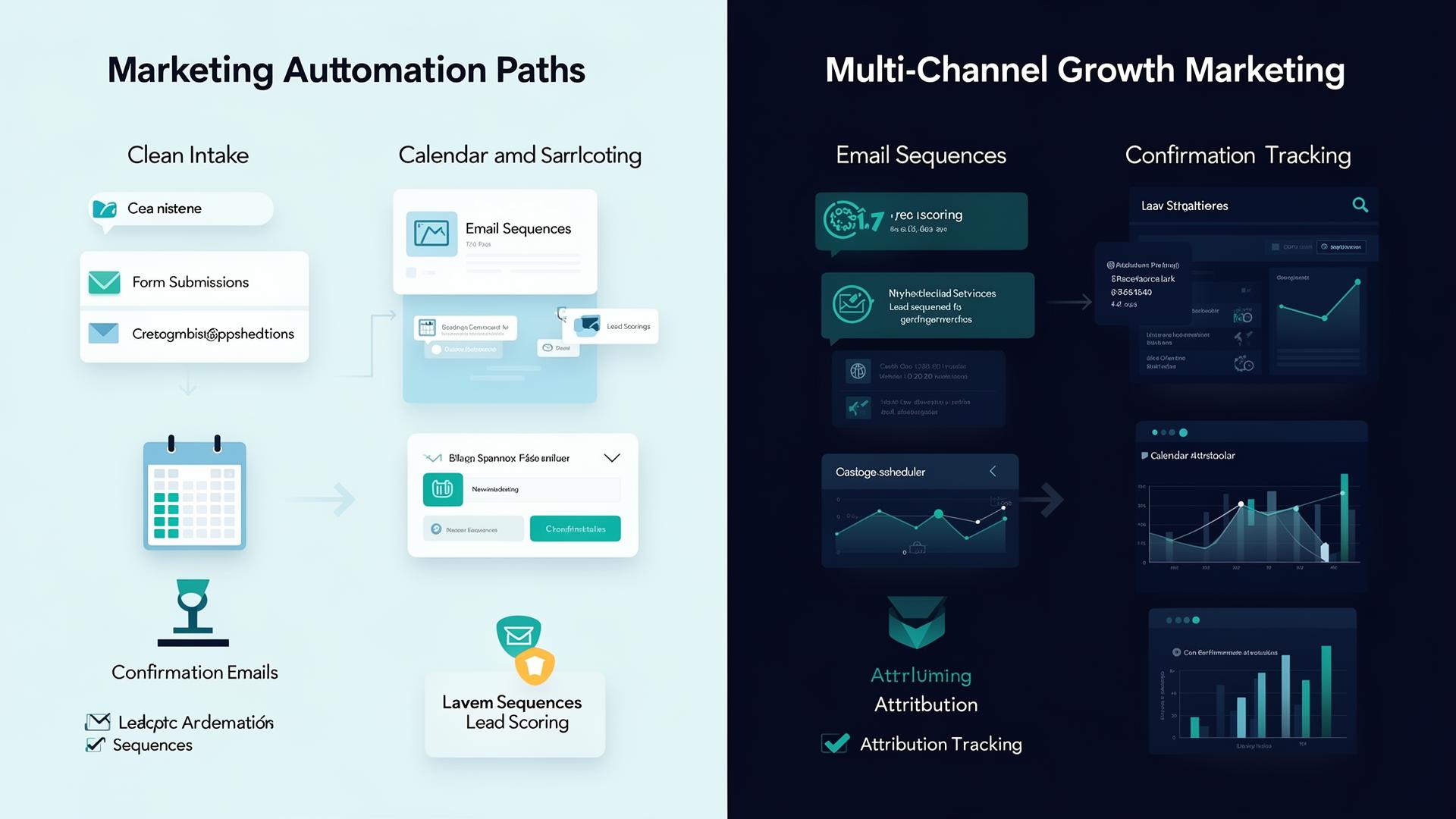 Comparison of intake workflow automation vs multi-channel growth marketing for law firms